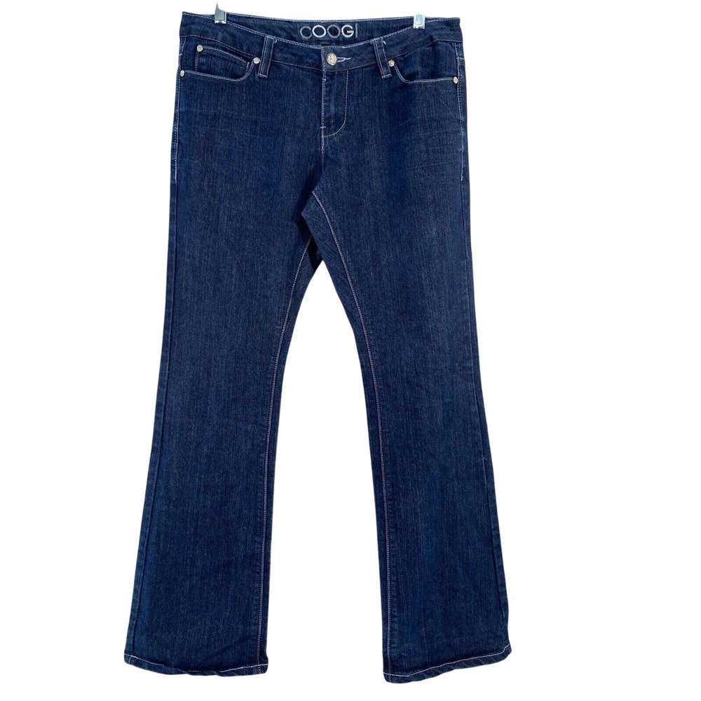 Coogi Mid Rise Boot Cut Blue‎ Denim Jeans Womens Size 9 10